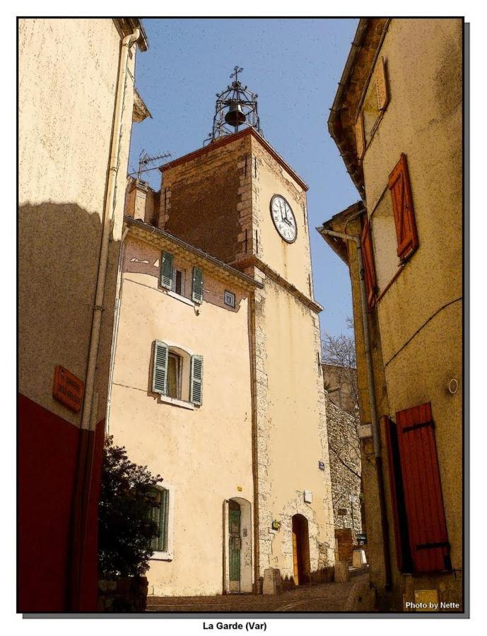 La Garde Studio Atypique Le Rocher, Climatisation, Belle Decoration Exterior foto